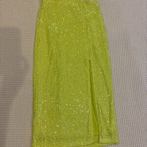 Topshop Sequin Skirt